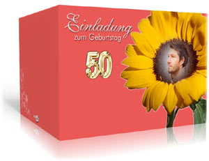 Geburtstagskarte Sonnenblume