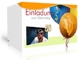 Einladung zum Geburtstag Ballons