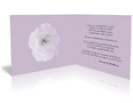Hochzeitskarte zarte Rose