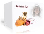 kommunionskarte Brot und Wein