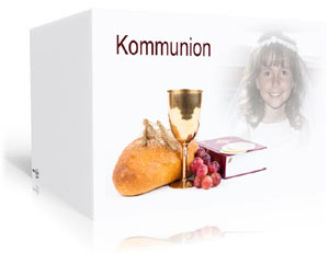 kommunionskarte brot-wein