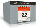 Konfirmationskarte Kalender