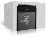 Konfirmationskarte Handy